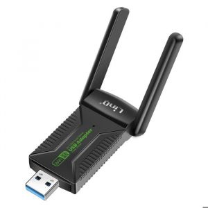 Cl&eacute; USB WiFi - LINQ - 1300Mbps - Bluetooth 5.4 - Double Bande - Antennes Externes