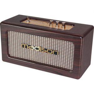 Enceinte Vintage autonome avec USB/BLUETOOTH 2x10W - Madison FREESOUND-VINTAGE-WD