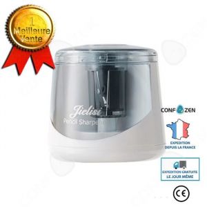 CONFO&reg; Taille-Crayon Taille-Crayon &Eacute;lectrique Taille-Crayon &Eacute;lectrique Petit Taille-Crayon Blanc Transparent Petit Taille-Crayon &Eacute;tu