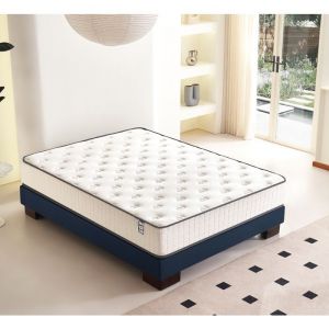 Matelas 160x200 cm Mousse m&eacute;moire de forme MOCOERL Qualit&eacute; approuv&eacute;e epaisseur 22 cm
