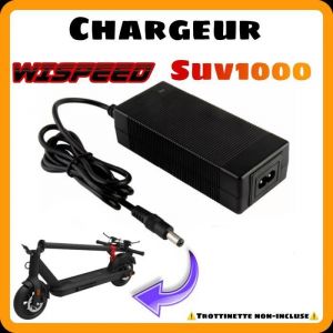 chargeur pour trottinette &eacute;lectrique Wispeed SUV1000 42v