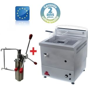 Machine à Churros Gaz - 10 Litres + Doseur à Chichis - Sofraca