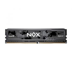 Apacer NOX DDR5 16GB 6000MHz CL38 1.35V DIMM Noir - RAM Gaming (ECC PMIC dissipateur)