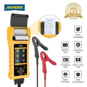 Testeur de batterie de voiture - BAZARLAND30 - 6-32V - Imprimante thermique - Multi-langue - Test de charge