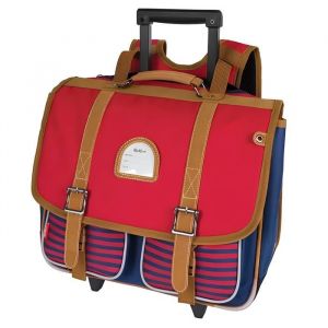 Cartable à roulettes - KICKERS - Boy - 38cm - 2 compartiments - Polyester