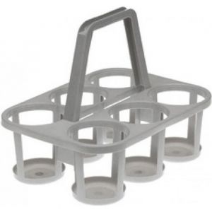 Porte-bouteilles - ok - 6 compartiments - PP - Gris foncé - Synthétique