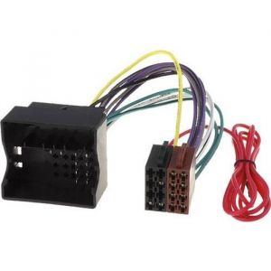 Faisceau ISO Autoradio Fiat Qubo ap08/ scudo ap07/ Ulysse ap04 4HP - ISO/Fakra - Noir - Récepteur CD
