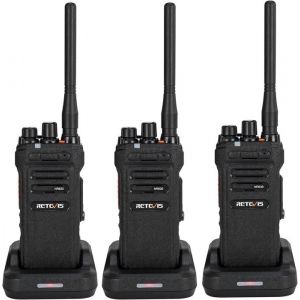 Retevis NR630 Talkie WalkieLongue Portée Talkie Walkie Étanche IP67Réduction de BruitAppel de Groupe2800mAh Site de
