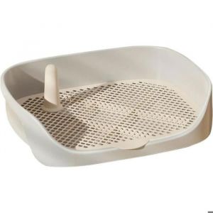 Bac de Toilettes - KZQ - Amovible - Plastique PP - 40x30x11 cm - Beige