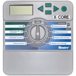 Programmateur darrosage AQUA FLOW Hunter XCORE4 1 à 4 voies