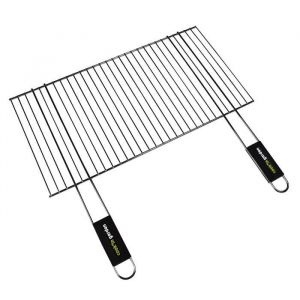 Grille Acier Pour Barbecue Charbon - Cookin Garden - Grille rectangulaire - 57 x 30 cm
