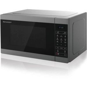 SHARP YC-MG81ES - Four micro-ondes Grill 28l - Cavité céramique émail - Puissance 900w - Grill 1100w - Plateau tournant 315 cm