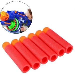 Recharge fléchettes en mousse - SEC - Nerf N-Strike Elite Mega - 6pcs - Rouge - 9.5x1.8cm