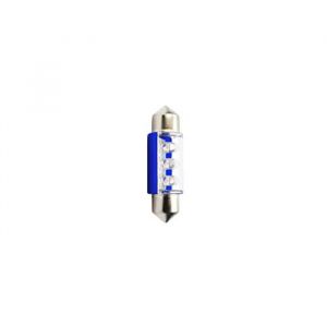 Planet Line PL023B Ampoules LED Navette C5W 12 V Bleu Set de 2