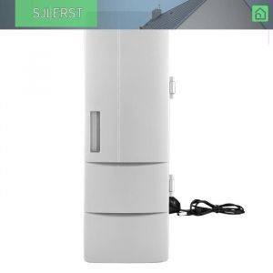 sjlerst Mini Frigo USB Portable Réfrigérateur Congélateur et Chauffe Pour Maison Bureau Voiture Bateau