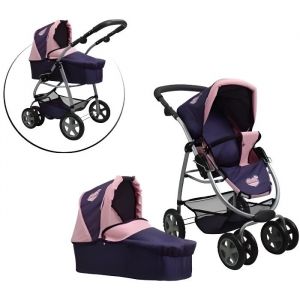 KNORRTOYS - 90794 - POUPEE ET MINI POUPEE - LANDAU COMBI POUSSETTE 2 EN 1 POUR POUPEE