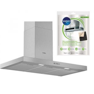 BOSCH Hotte D&eacute;corative Murale aspirante inox Largeur 90cm D&eacute;bit dair 330m3/h