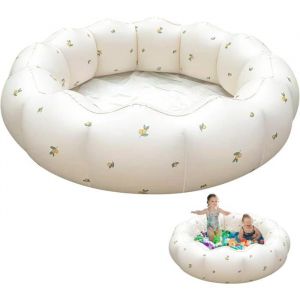 Piscine gonflable pour enfant - 90 cm - Petite piscine pour enfants - Piscine ronde pliable - Baignoire gonflable pour balcon