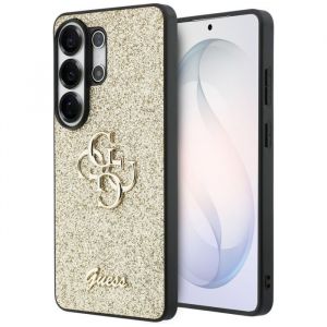 Coque Guess Fixed Glitter Big 4G Metal Logo pour Samsung Galaxy S26 Ultra - Gold