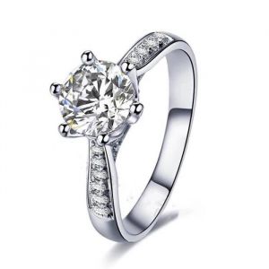 RMEGA Bague Femme Ajustable Bague Anneau Femme Alliance Bague fiançaille Mariage Cadeau anniversaire Saint Valentin Fêtes des Mère
