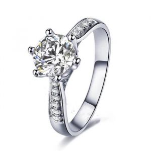 RMEGA Bague Femme Ajustable Bague Anneau Femme Alliance Bague fiançaille Mariage Cadeau anniversaire, Saint Valentin, Fêtes des Mère