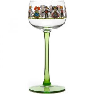 6 Verres à Vin dAlsace motif HANSI
