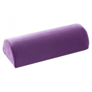 Coussin Demi-Lune en Mousse à Mémoire de FormeCoussin de Traversin Demi-RondOreiller Demi Lune pour BureauVoyageGenouxJambes