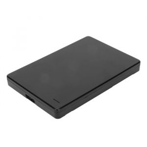 SALUTUYA Disque dur externe 2 Disque dur externe Portable USB3.0 de 25 pouces 5Gbps haute informatique interne Argent Noir 2 To