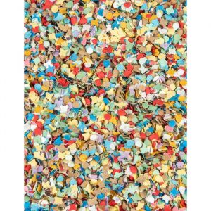 Sac de confettis multicolores - JOUR DE FETE - 10 kg - Blanc - Mixte - Adulte