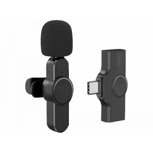 Microphone sans fil - CALLSTEL - Mini microphone USB-C - 10m de port&eacute;e - 4h dautonomie - Streaming en direct