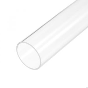 Tuyau Tube SOURCING MAP 1Pcs 56mm ID x 60mm OD x 305mm 2mm Paroi &Eacute;paisseur Transparent Tuyau Acrylique Rigide Rond