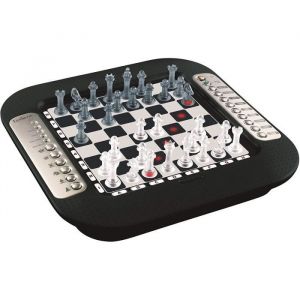 JEU DE PLATEAU Lexibook- Chessman FX d’échecs électronique avec Clavier Tactile et Effets Lumineux et sonores 32 pièces 64 Ni122