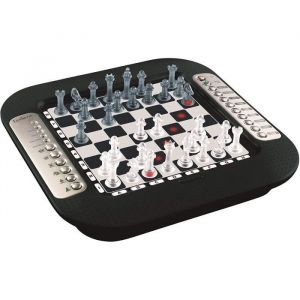 JEU DE PLATEAU Lexibook- Chessman FX, d’échecs électronique avec Clavier Tactile et Effets Lumineux et sonores, 32 pièces, 64 Ni122