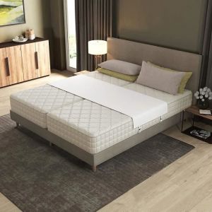 Happy-Arr&ecirc;t De Matelas Pour Lit Double - Cale Matelas Universel: Sangle Pour Relier Deux Matelas En Une Grande Surface De Lit