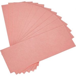 Lot de 10 buvards recharge pour tampon buvard Herbin 45x12 cm - Papier blanc