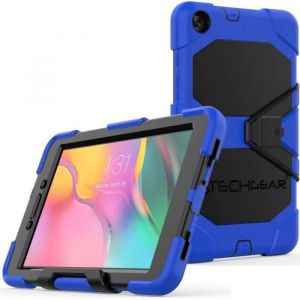 G-Shock Étui pour Samsung Galaxy Tab A 8.0 2019 (A8) (SM-T290 - SM-T295) Coque Rigide Haute Protection Anti-Choc avec Support [453]