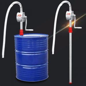Pompe à Manivelle Rotative de Pompe à Fût de Baril de Pétrole Essence à Diesel en Alliage dAluminium-HAJ