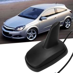 Dilwe Antenne de voiture Décoration Dantenne de Toit Noire ABS pour Voiture pour Opel Astra G/H Zafira A/B moto antenne