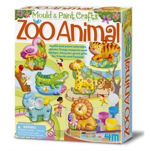 4M moulage et peinture en pl&acirc;tre : animaux de zoo