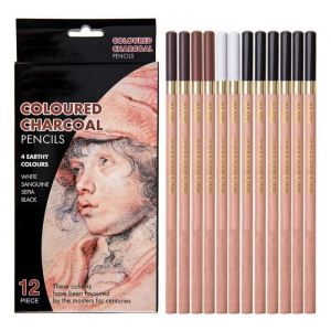 Coffret de Crayons &agrave; Dessin - Xuyan - 12 Crayons Non Toxiques - Bois - Mixte - Id&eacute;al pour Artistes