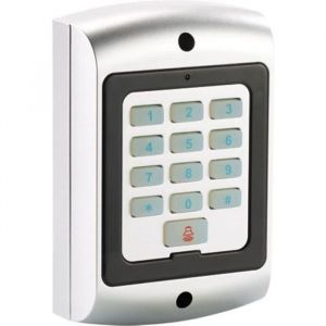 Bo&icirc;tier d&rsquo;alarme factice avec clavier - VISORTECH - Rouge