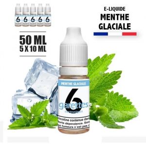 E-liquide 50ML saveur MENTHE GLACIALE avec 3MG de nicotine (e-liquide id : PROD760) - (5x10ML)