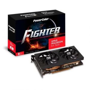 Carte graphique - POWERCOLOR - RADEON RX 7600 FIGHTER - 8 Go GDDR6 - Raytracing - AMD RDNA