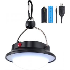 Lanterne de camping à LED Lampe de bivouac 60 LED Lampe de suspension rechargeable blanche réglable pour camping jardin lecture