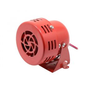Klaxon Sonore Puissant pour Voiture &eacute;lectrique 105db 12V Alarme de Frein Sir&egrave;ne de A&eacute;rien Rouge pour Camion et Moto