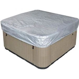 Le Spa extérieur carré de Portable Couverture Extrieure Spa Jacuzzi Housse de Protection pour Jacuzzi 218 * 218 * 30cm