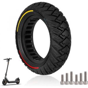 10x3 Pneu Plein pour Trottinette Electrique255x80(80/65-6) Roues de Trottinette pour Kukirin G3/Kaabo Wolf Warrior/Kugoo M4