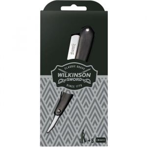 WILKINSON Rasoir Shavette (coupe chou) Vintage + 5 lames