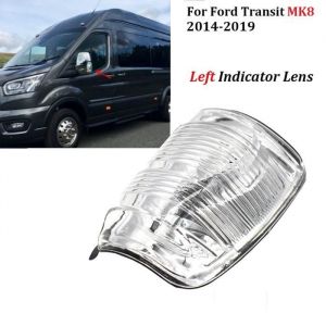 Pour Ford Transit MK8 2014-2019 1847387 Couvercle dindicateur r&eacute;troviseur de voiture lat&eacute;ral gauche Coque de clignotant de miroir