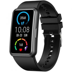 Montre Connectée - Abyx - Etna - Écran tactile incurvé - Étanche IP68 - Cardio Tension Oxygène sanguin